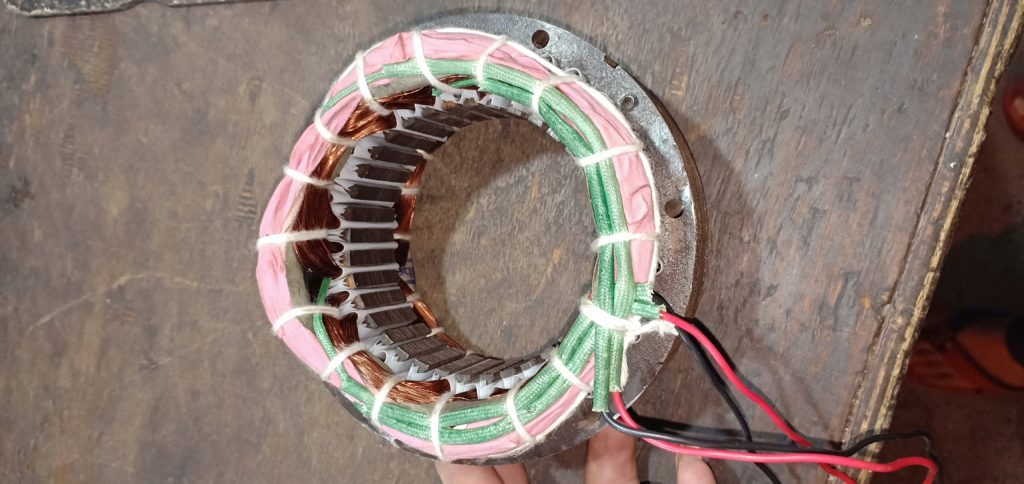 Testing wahing machine motor