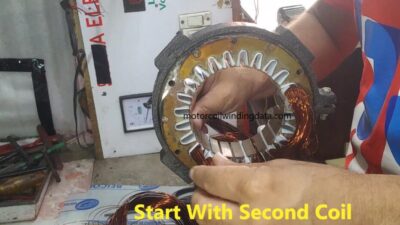 24 slot cooler motor winding data