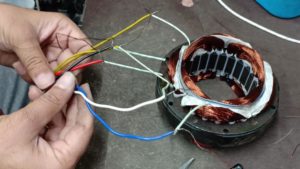 cooler motor connection diagram