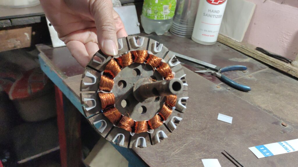 Ceiling Fan Winding Data 14+14=28 Coils by motorcoilwindingdata.com