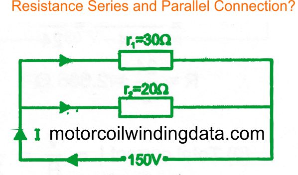 resistance series and parallel connection by motorcoilwindingdata.com