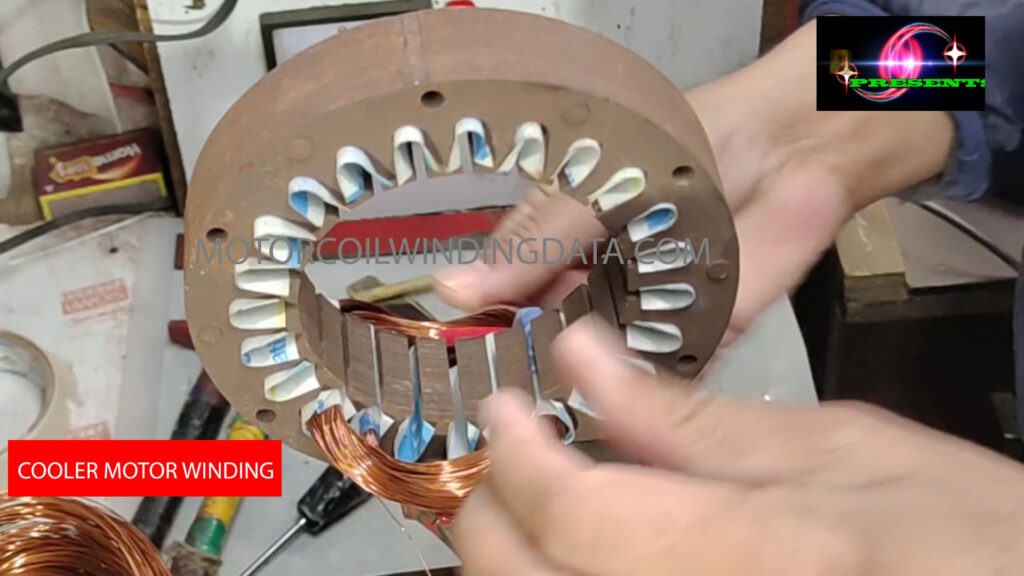 24 slot cooler motor winding data by motorcoilwindingdata.com